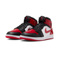 Jordan 1 Mid SE Patent Bred Toe