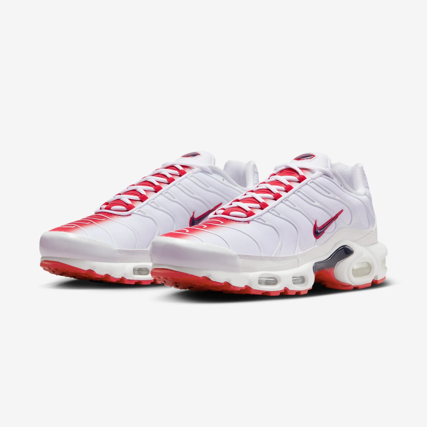 Nike Air Max Plus White University Red