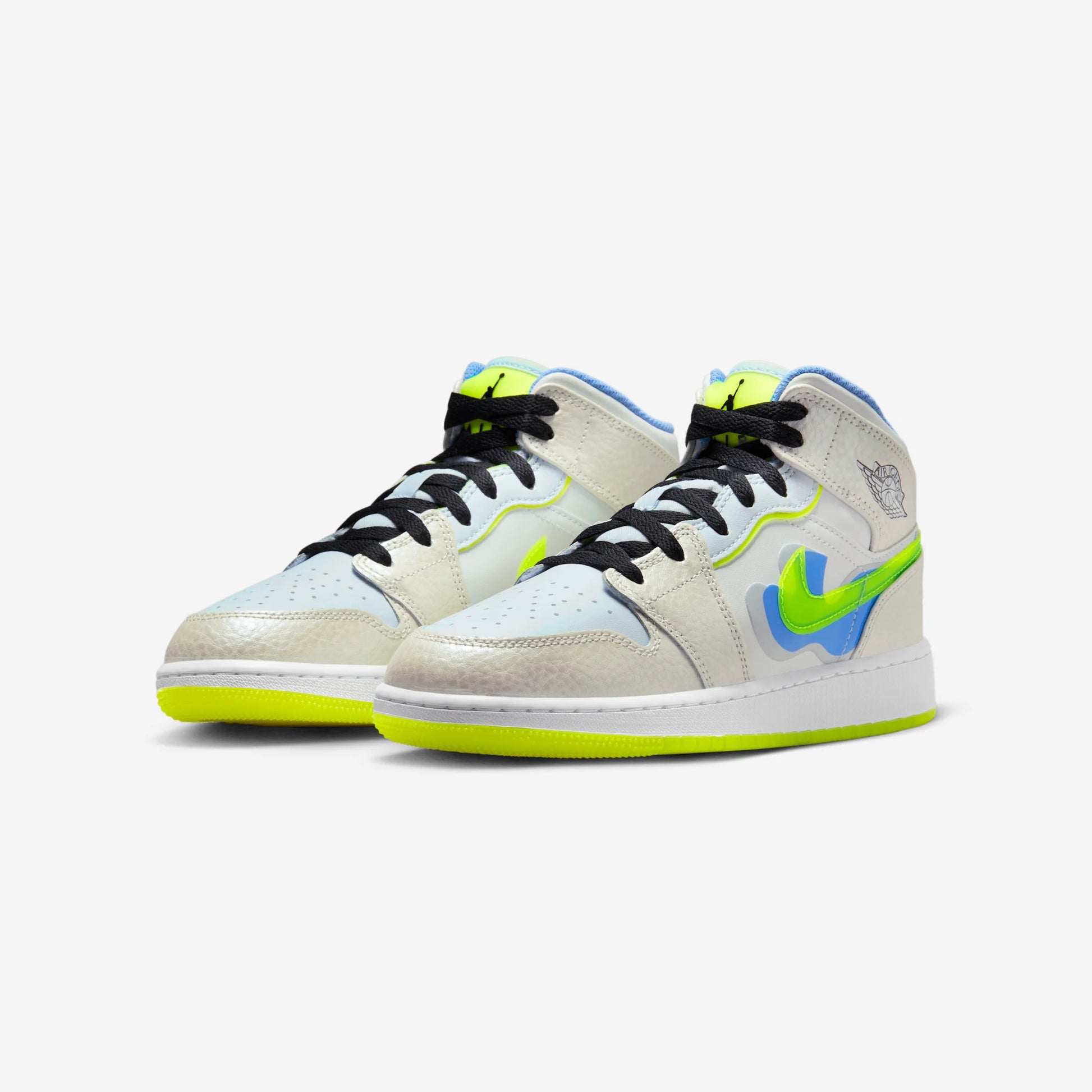 Jordan 1 Mid SE Warped Swoosh (GS)