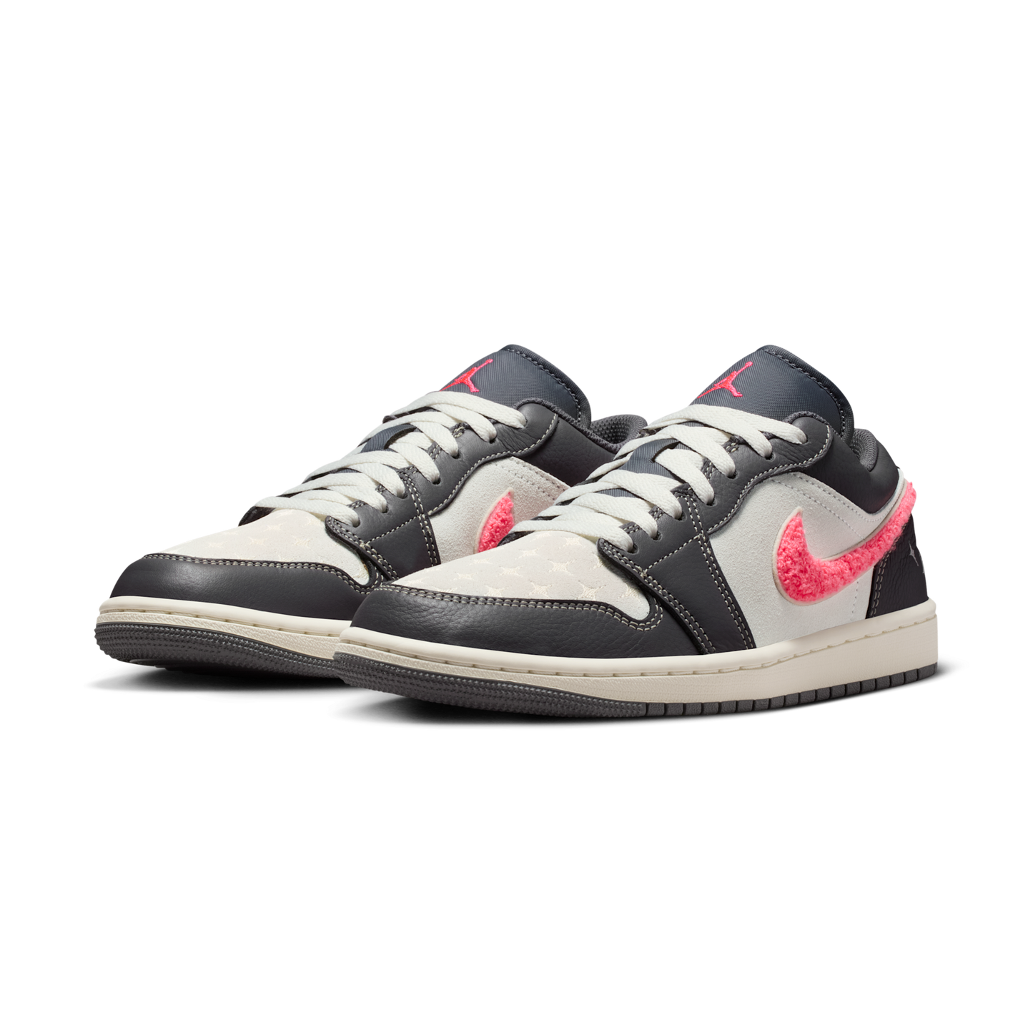 Jordan 1 Low Light Graphite Hot Punch (Women's)