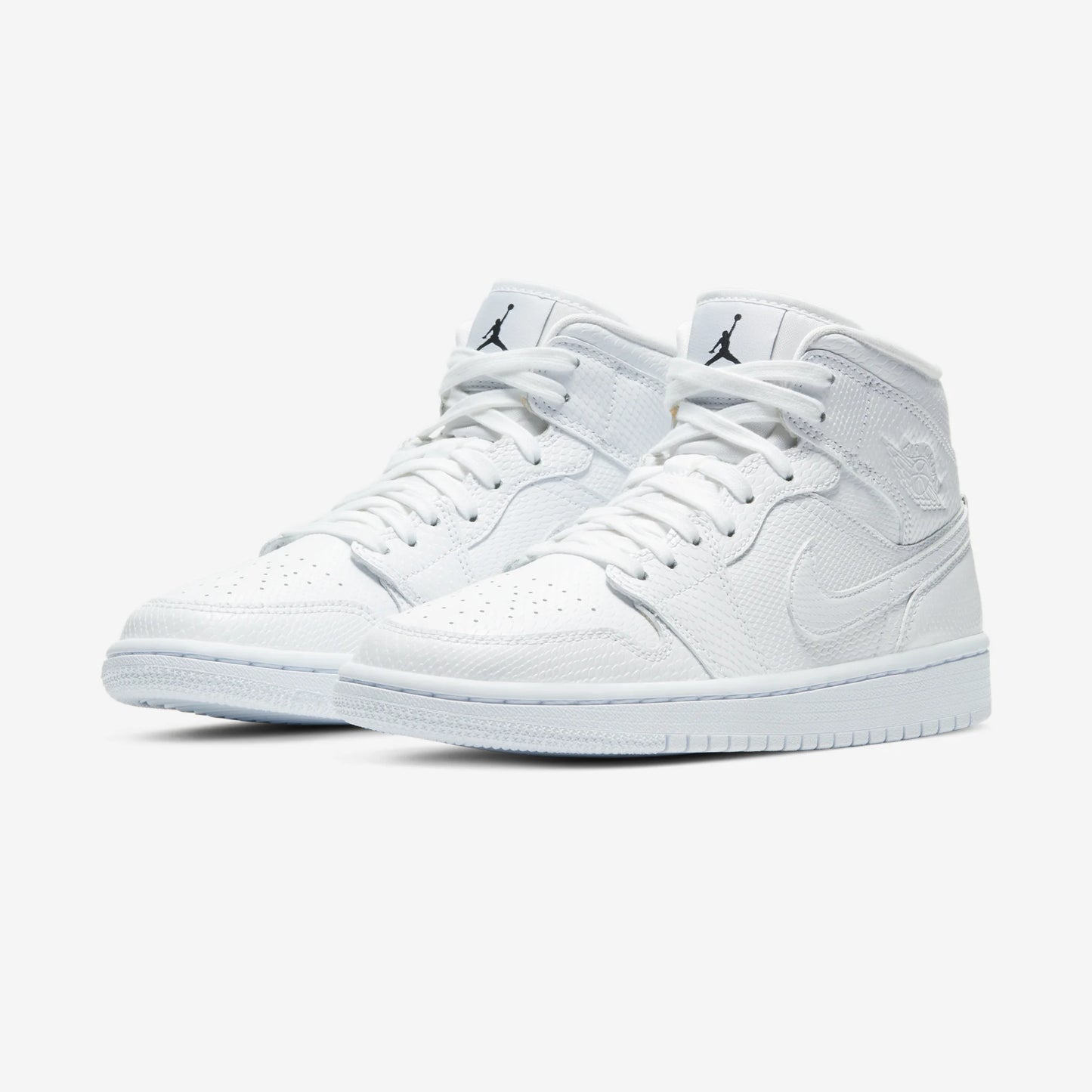 Jordan 1 Mid White Snakeskin (Women's)
