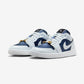 Jordan 1 Low SE Football Grey White Gym Red Midnight Navy (Women's)