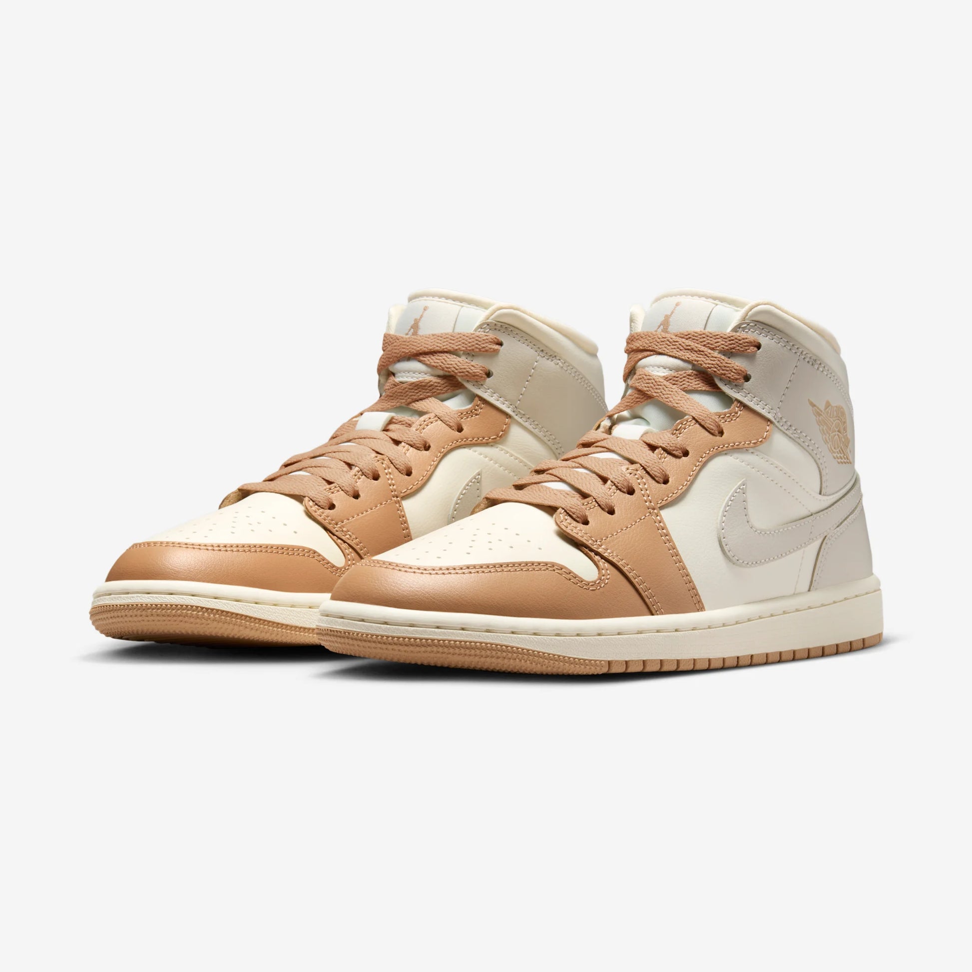 Jordan 1 Mid Tan Toe (Women's)
