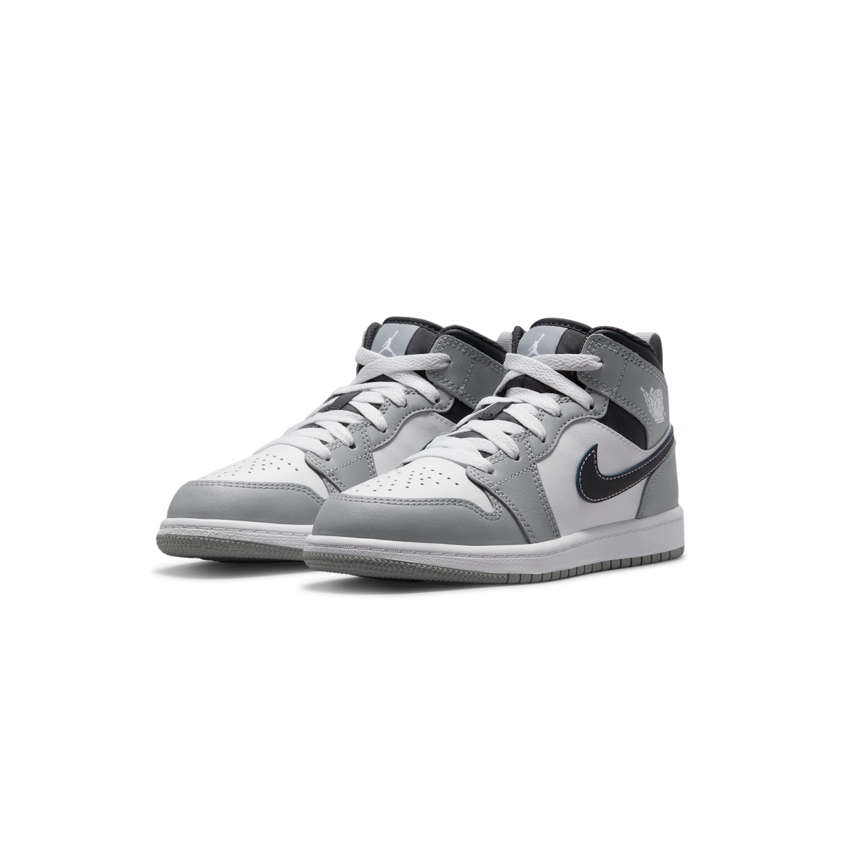 Air Jordan 1 Mid Light Smoke Grey (PS)
