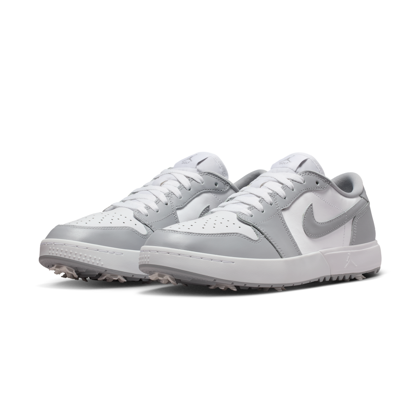 Jordan 1 Low Golf Spiked Wolf Grey White