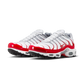 Nike Air Max Plus White University Red Wolf Grey