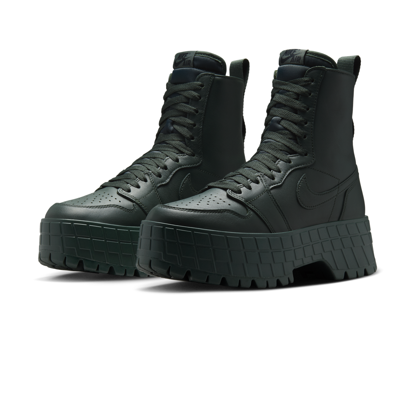 Jordan 1 High Brooklyn Dark Spruce Green (Women's)