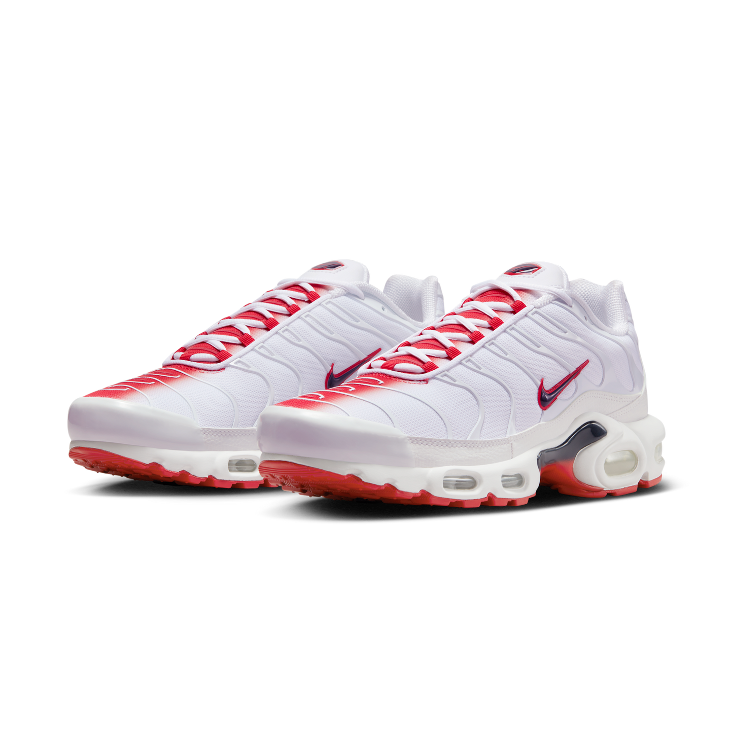 Nike Air Max Plus White University Red