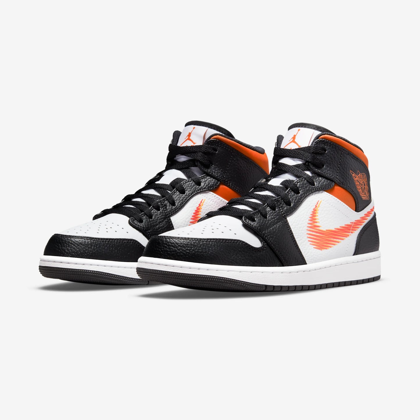 Jordan 1 Mid Zig Zag Swoosh