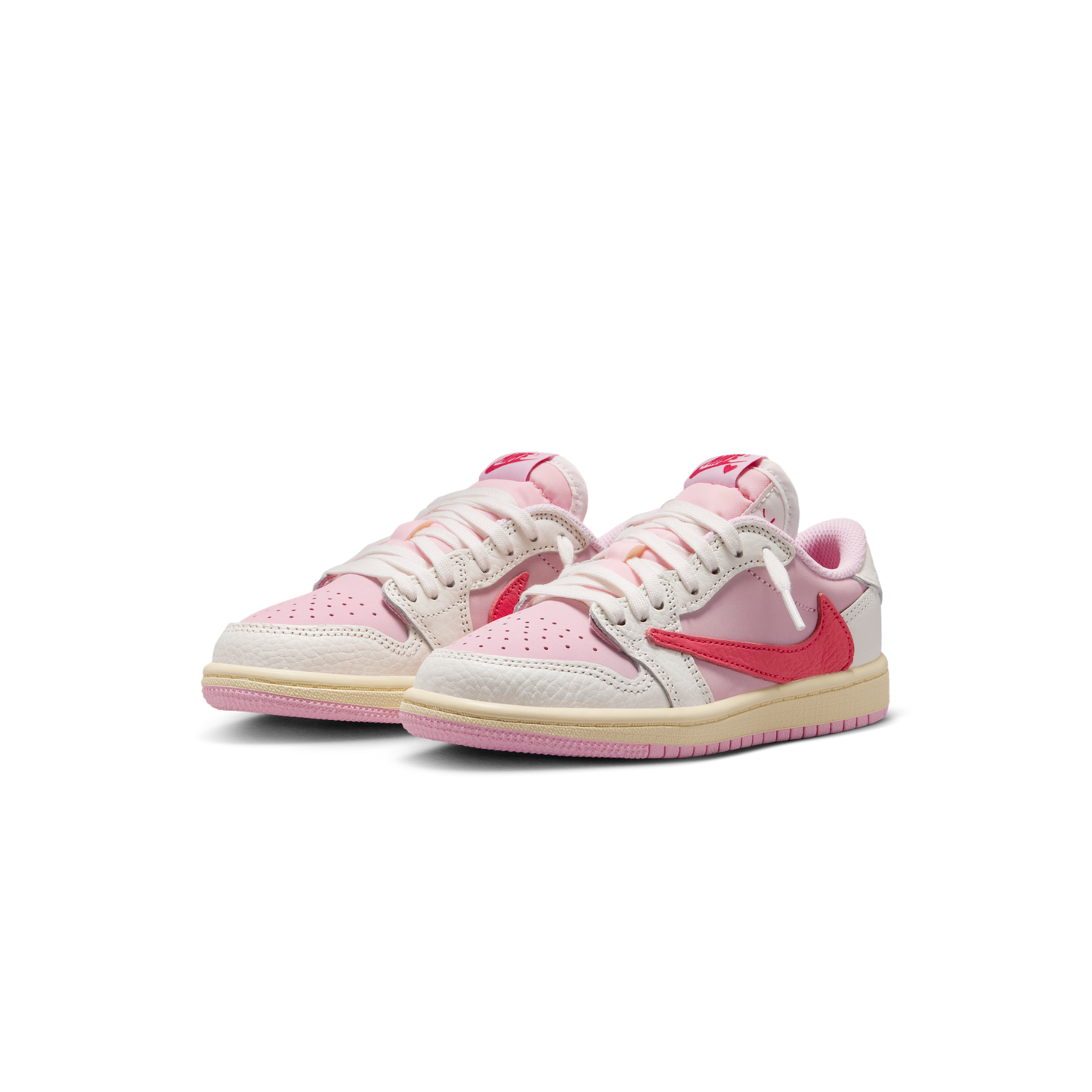 Jordan 1 Retro Low OG SP Travis Scott Sail Tropical Pink (PS)