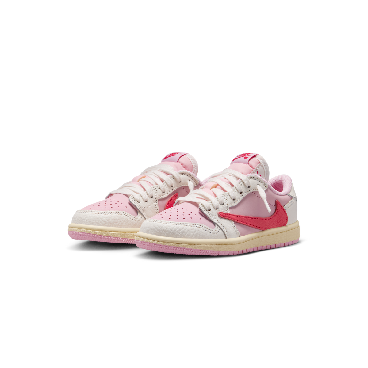 Jordan 1 Retro Low OG SP Travis Scott Sail Tropical Pink (PS)