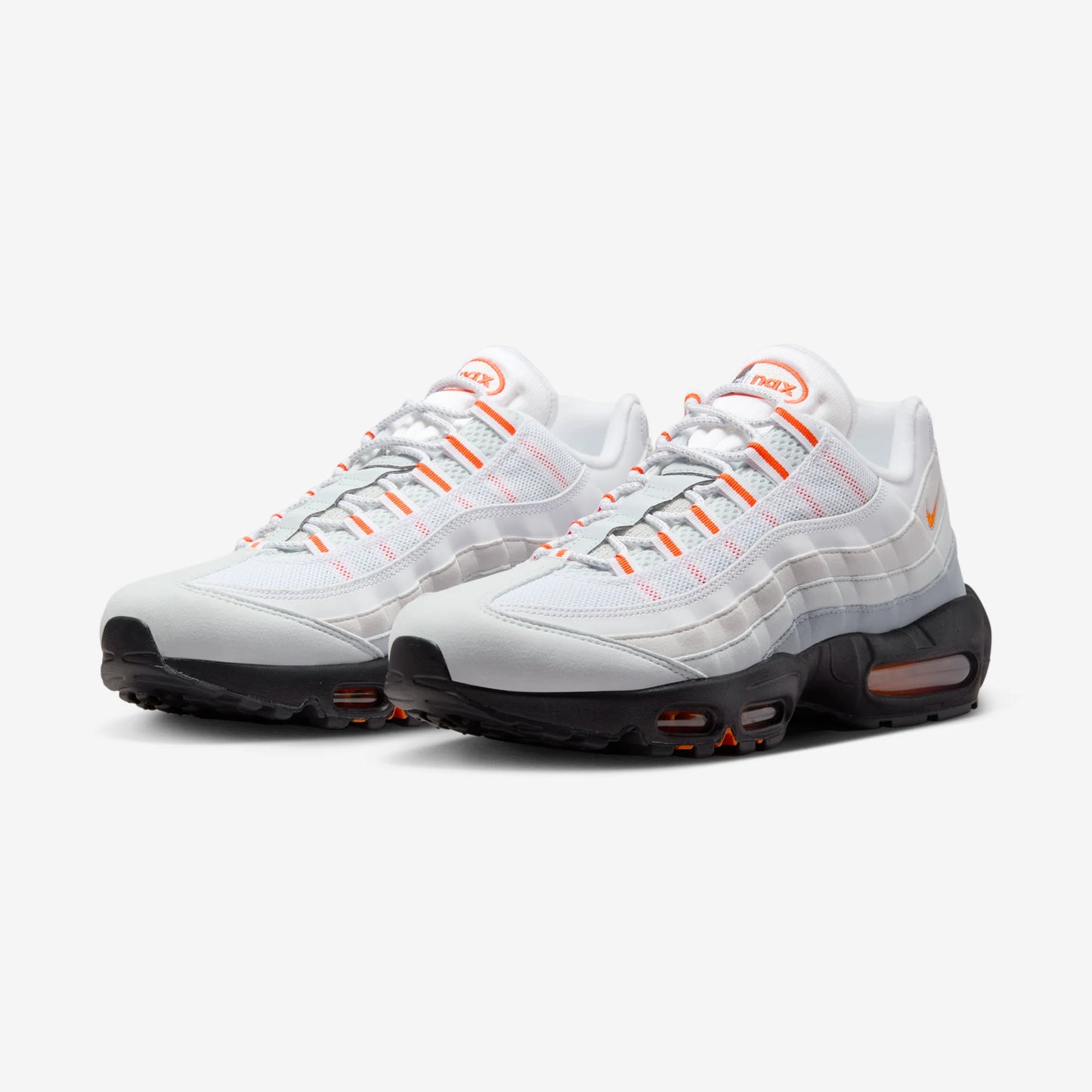 Nike Air Max 95 Wolf Grey Safety Orange Pure Platinum