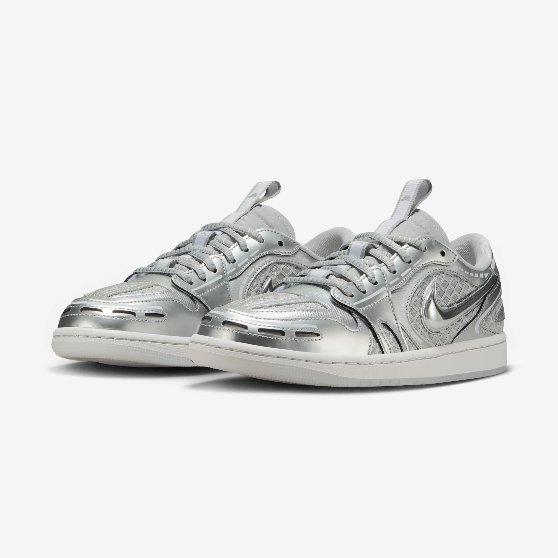 Jordan 1 Low Method of Make V3 Metallic Silver (Women's)