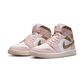 Jordan 1 Mid Pink Oxford Brown (Women's)