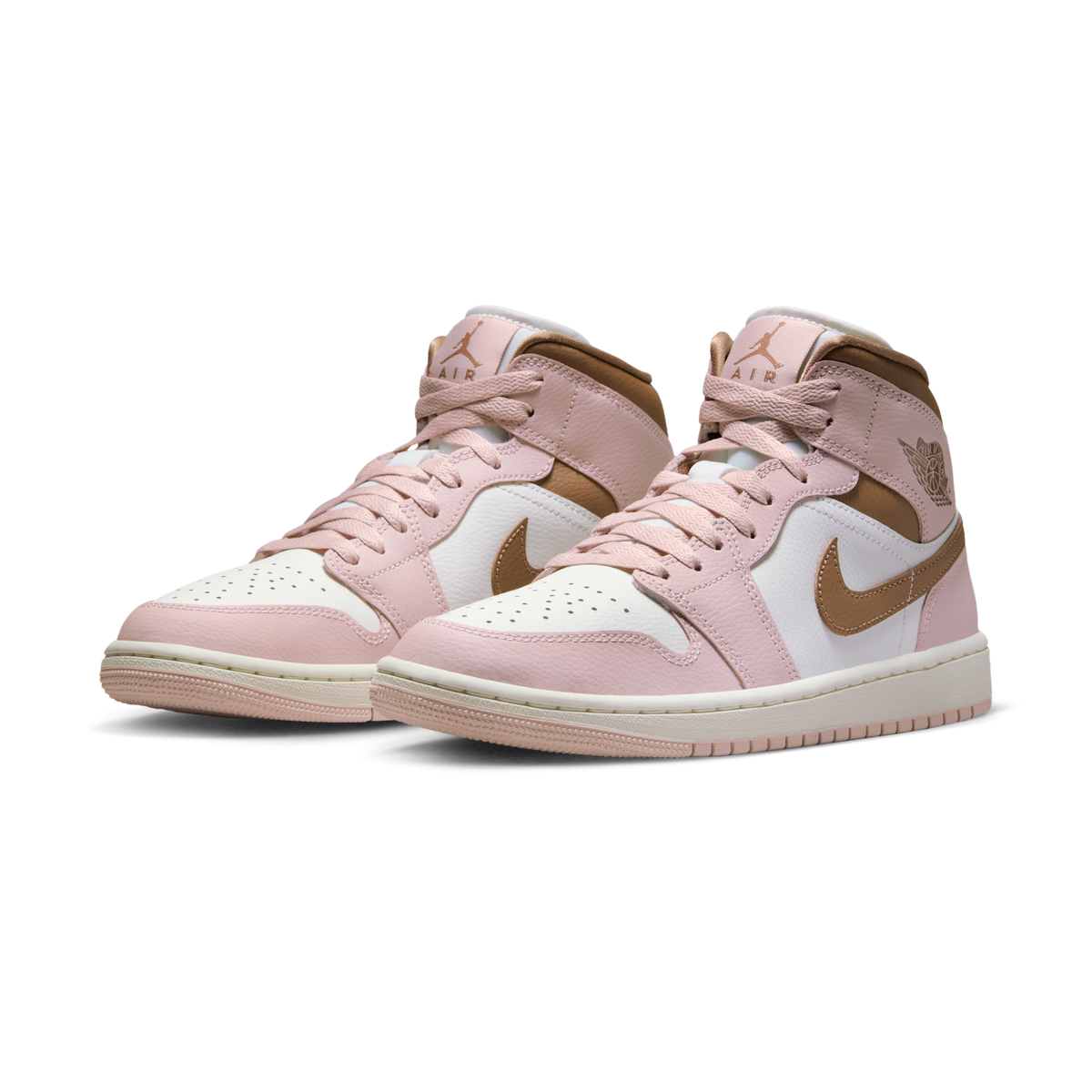 Jordan 1 Mid Pink Oxford Brown (Women's)