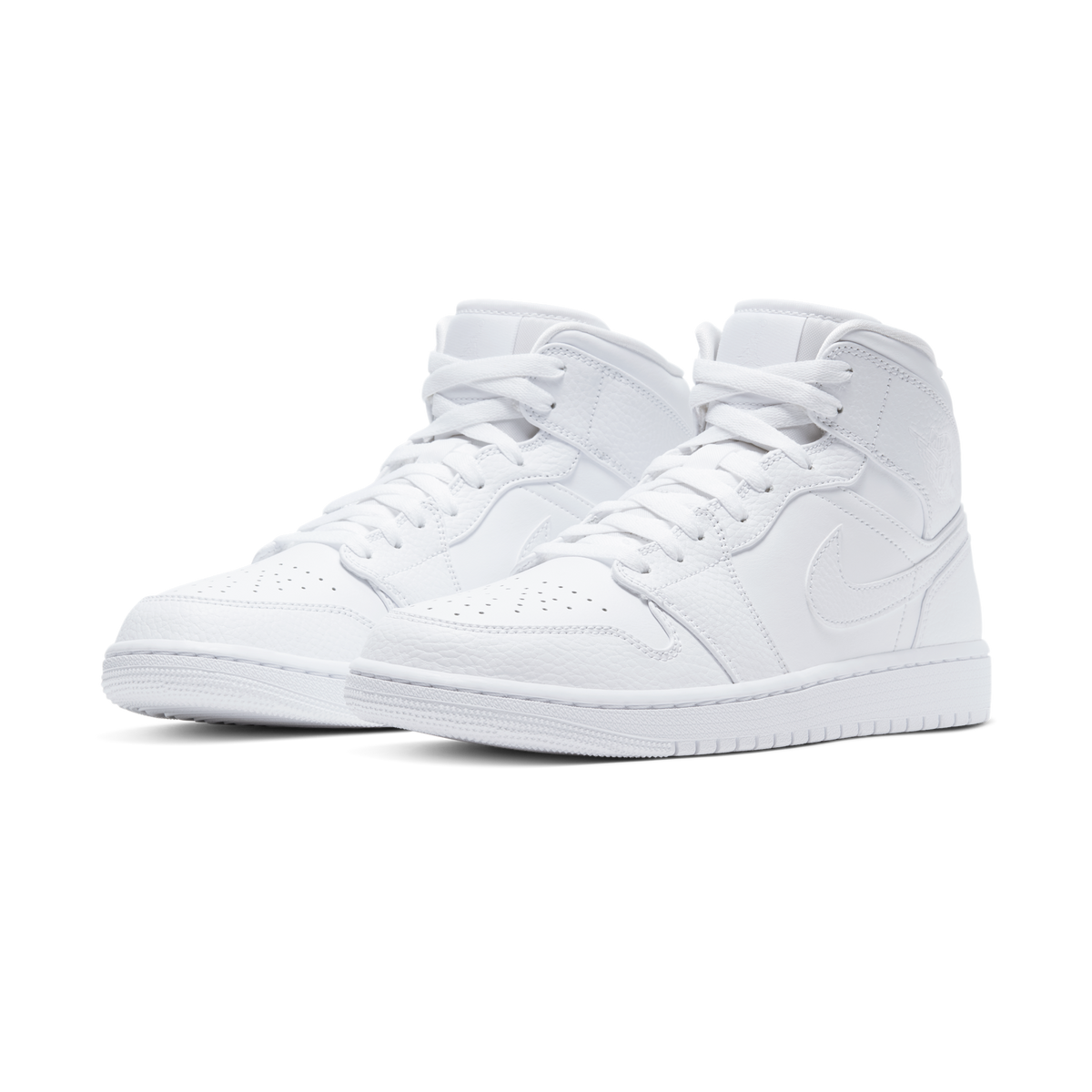 Jordan 1 Mid Triple White 2.0 (2020)