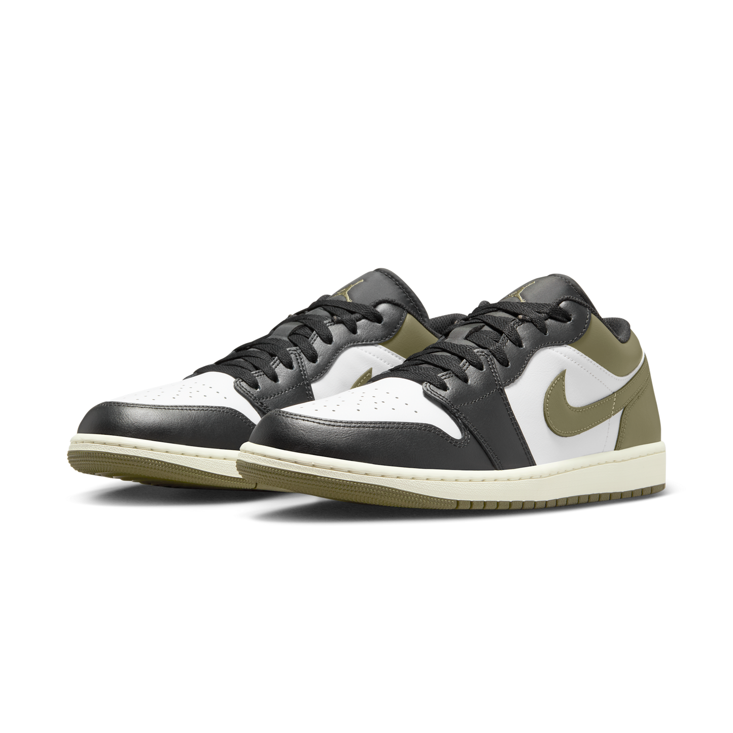 Jordan 1 Low Black Toe Medium Olive