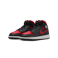 Jordan 1 Mid Black Summit White Varsity Red (GS)
