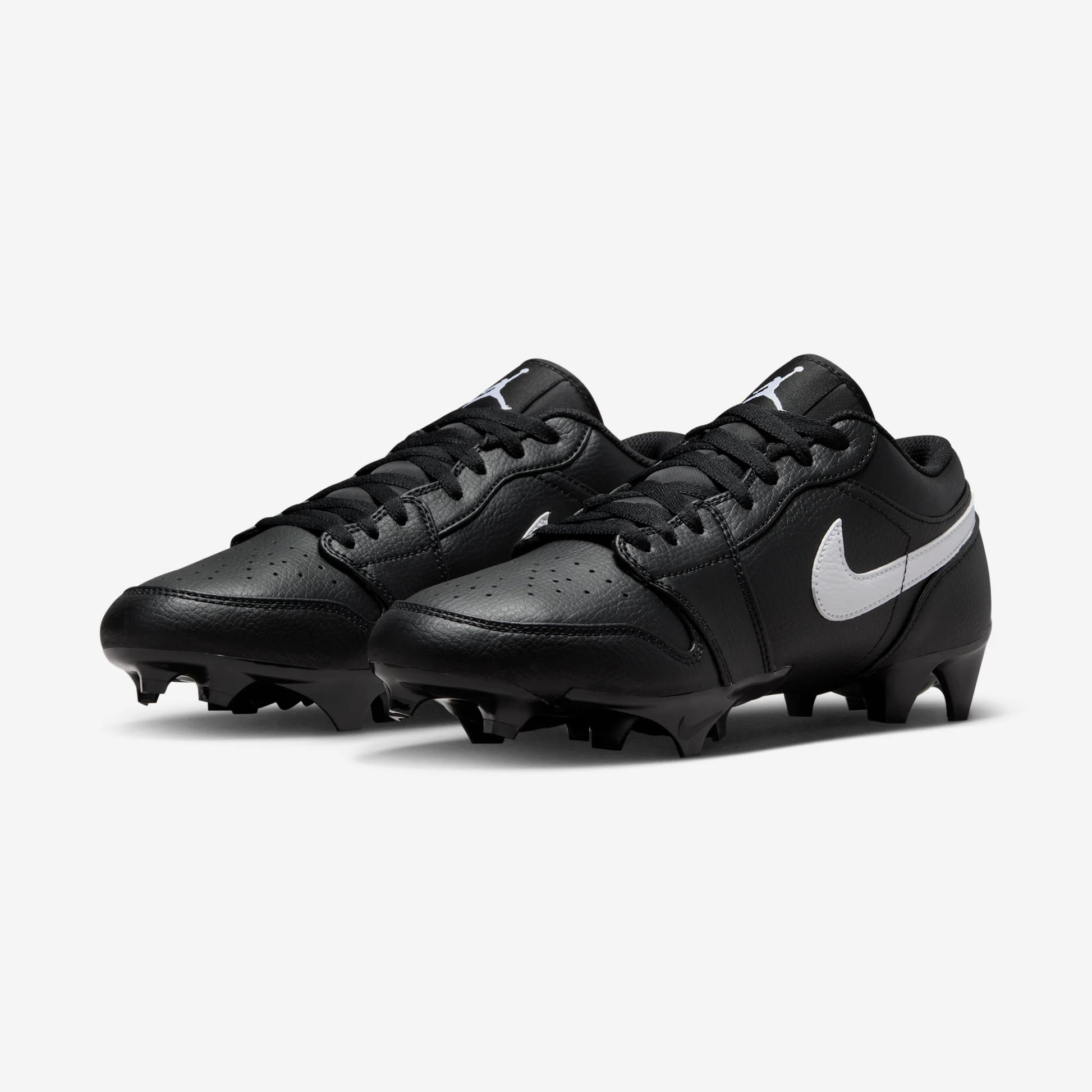 Jordan 1 Low TD Cleat Black White