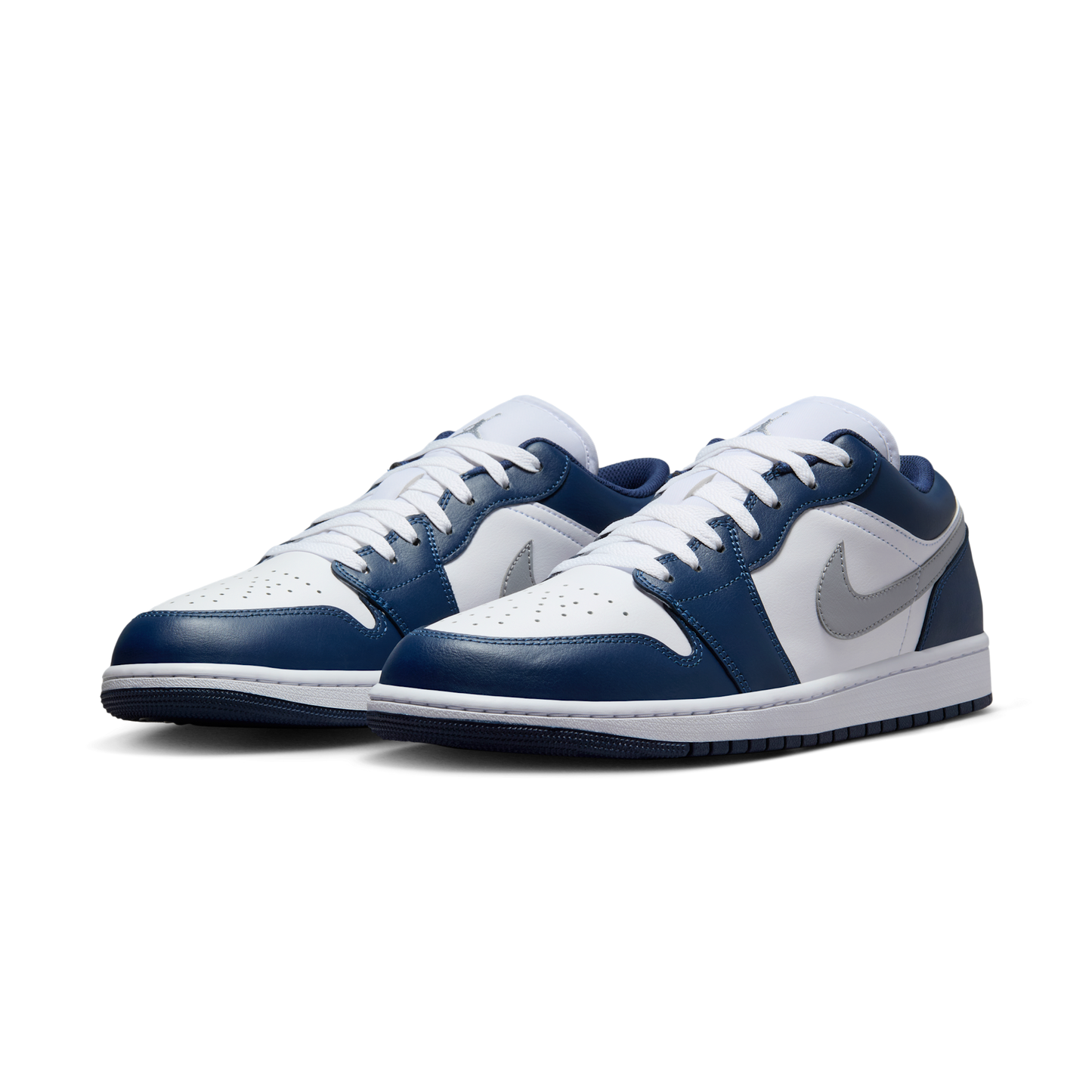 Jordan 1 Low Wolf Grey Midnight Navy