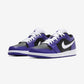 Jordan 1 Low Court Purple Black