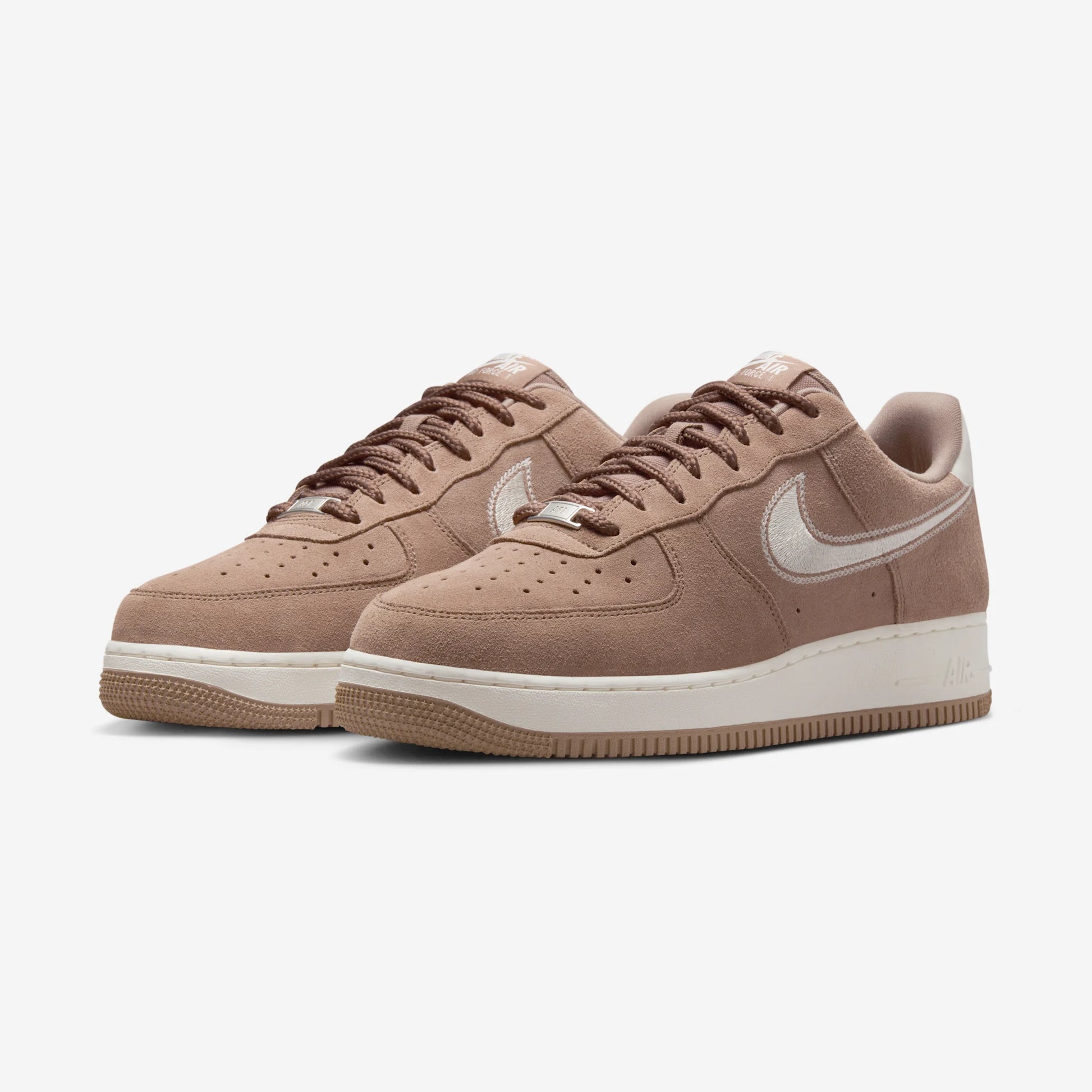 Nike Air Force 1 Low '07 LV8 Mink Brown Embroidered Swoosh