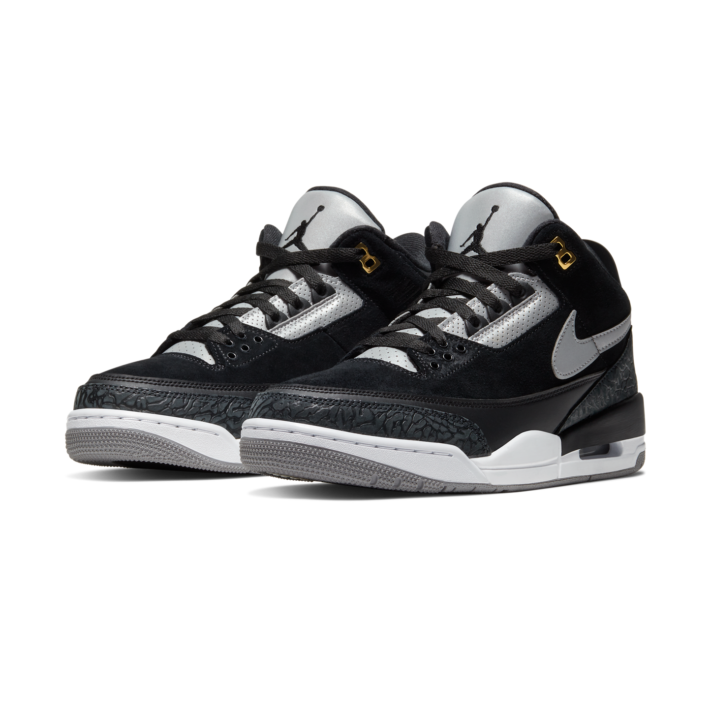 Jordan 3 Retro Tinker Black Cement Gold