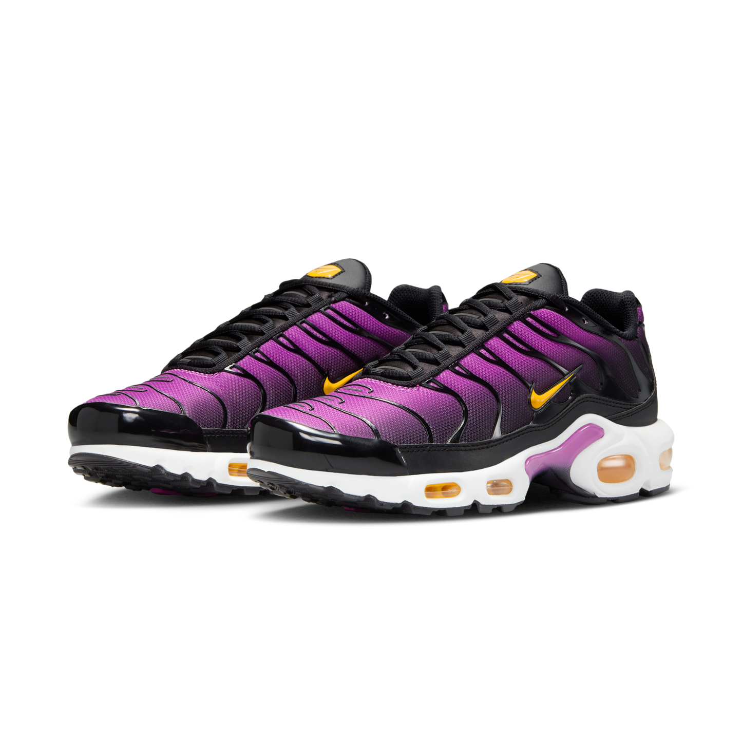 Nike Air Max Plus Black Laser Orange White Hyper Violet (Women's)