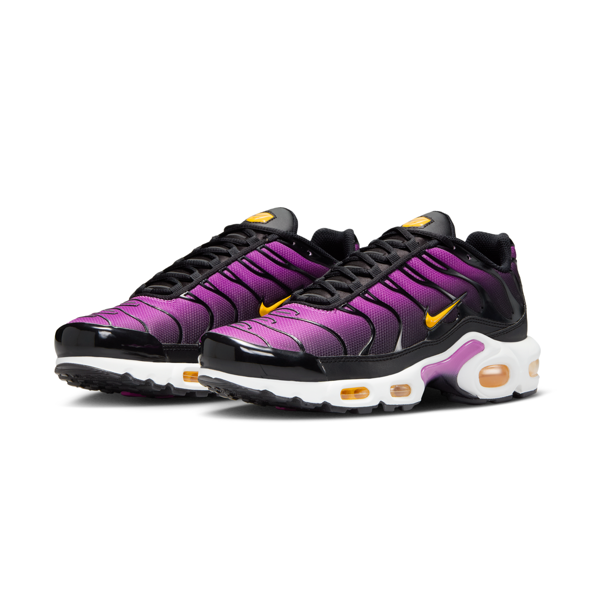 Nike Air Max Plus Black Laser Orange White Hyper Violet (Women's)