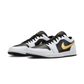 Jordan 1 Low White Black Metallic Gold Swoosh