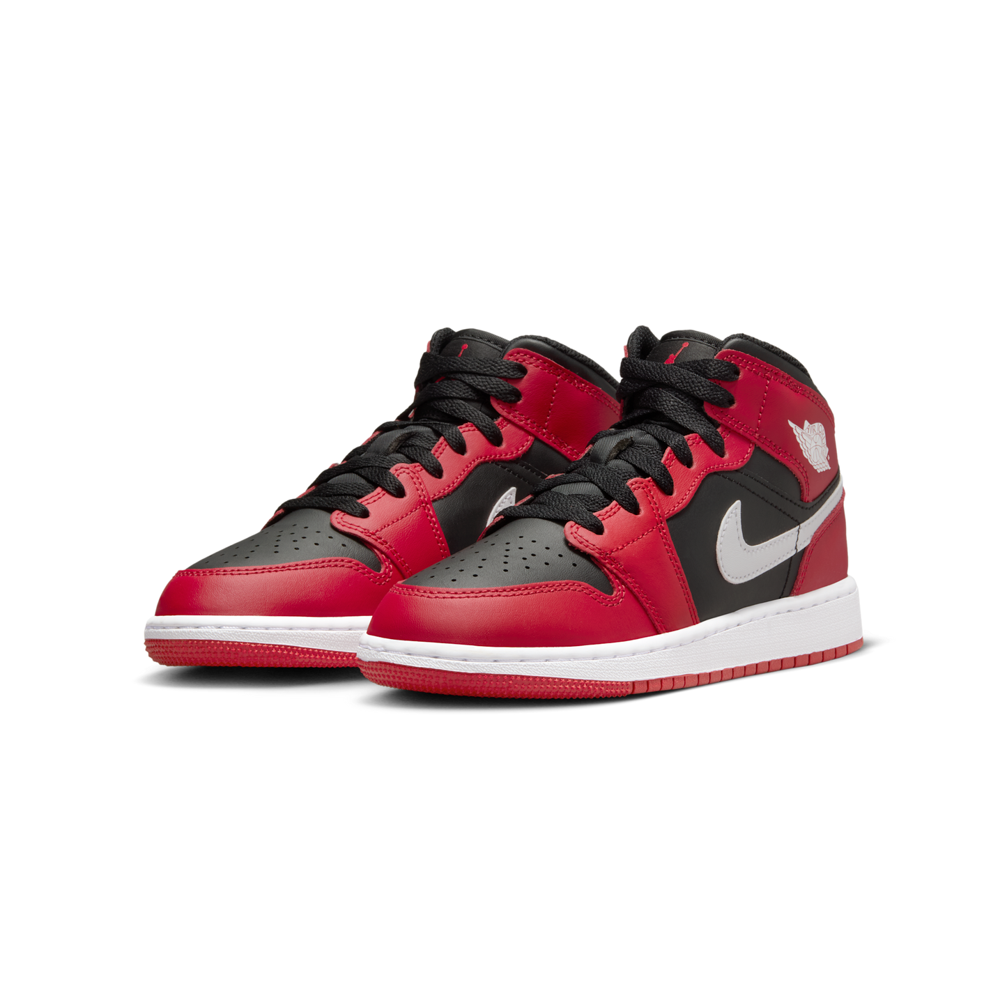 Jordan 1 Mid Gym Red Black White