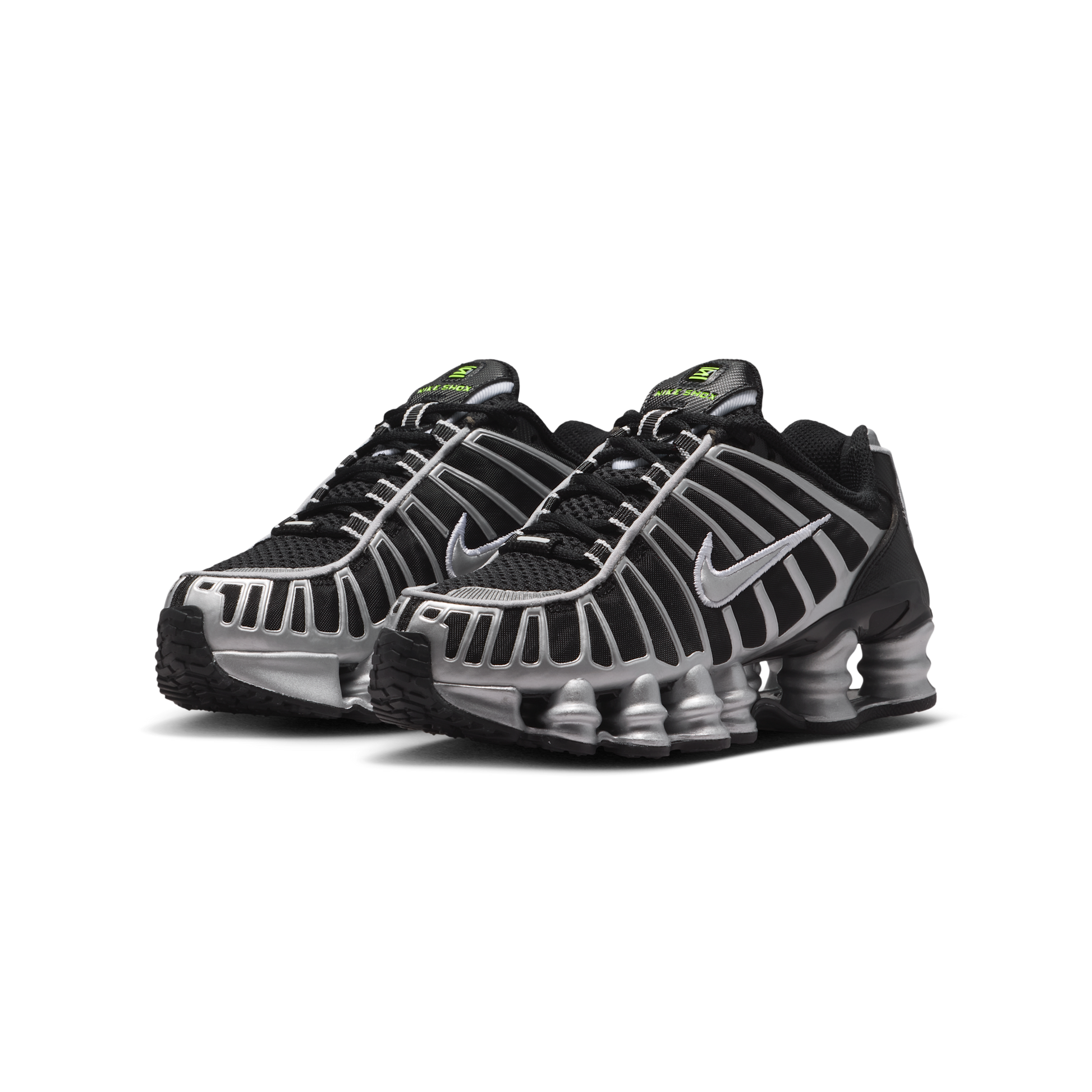 Nike Shox TL Black Volt Metallic Silver (GS)