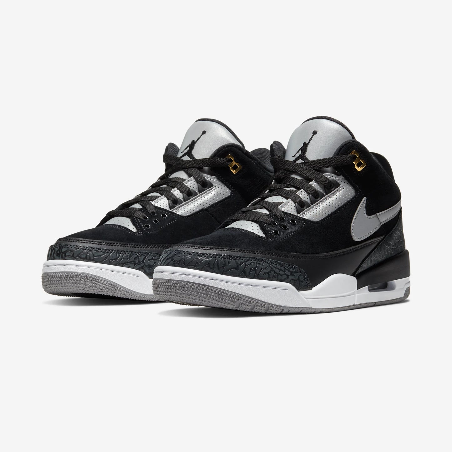 Jordan 3 Retro Tinker Black Cement Gold