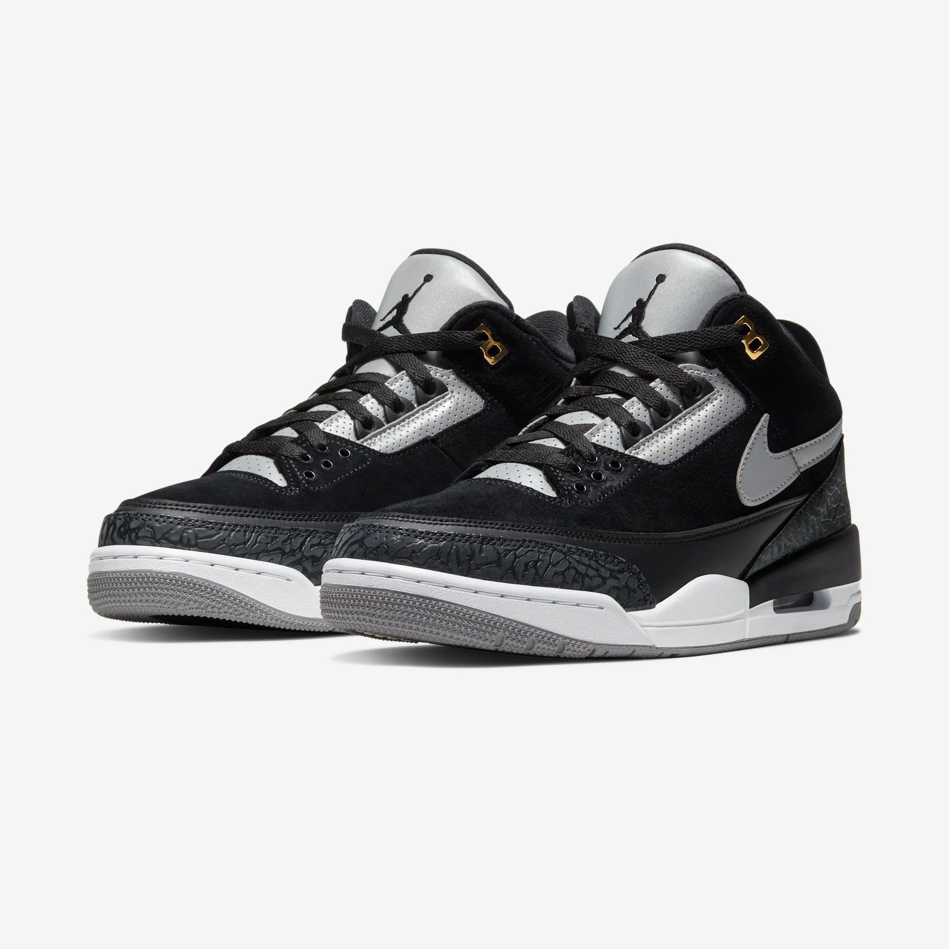 Jordan 3 Retro Tinker Black Cement Gold