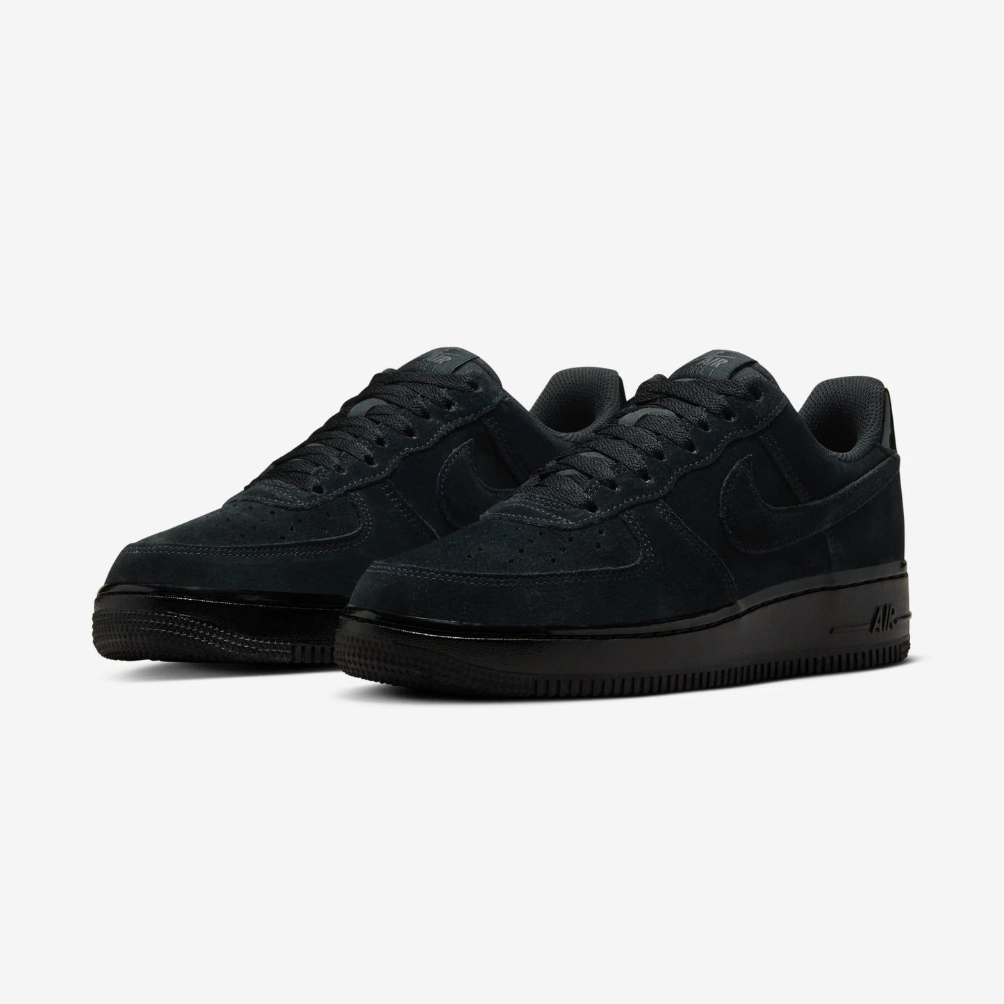 Nike Air Force 1 Low '07 Triple Black Suede (Women's)