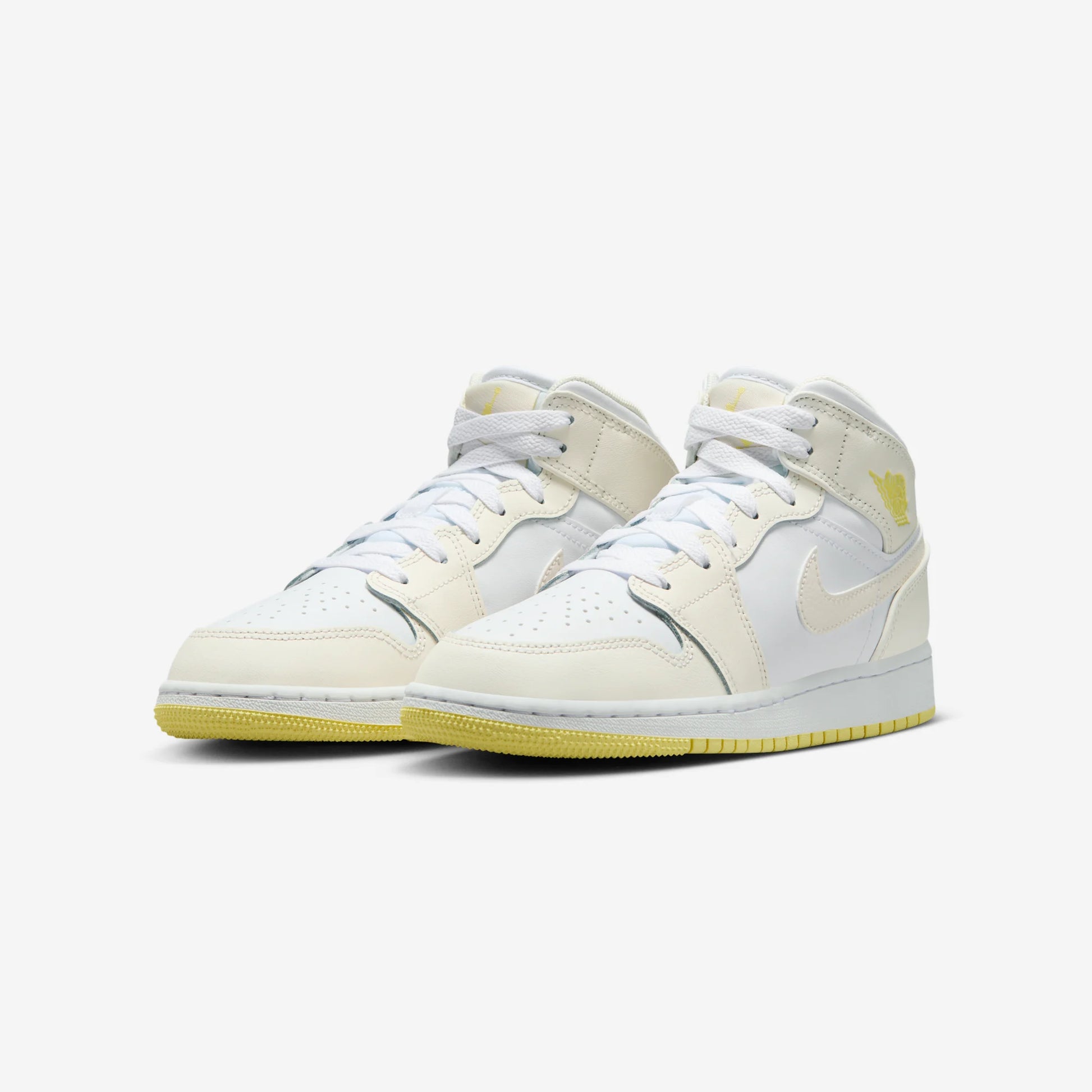 Jordan 1 Mid Sail Light Laser Orange (GS)