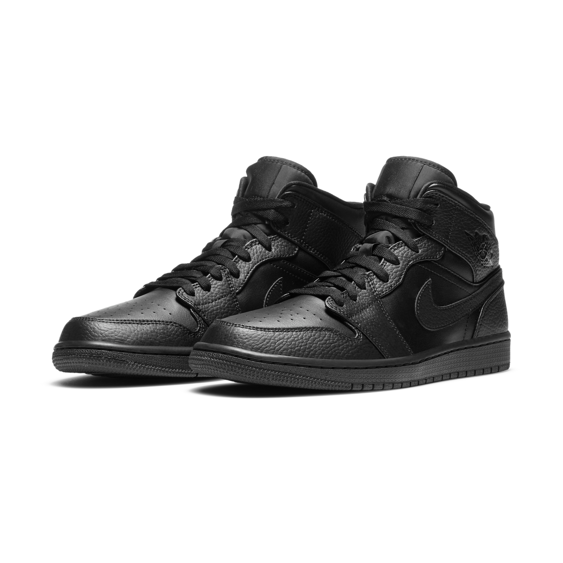 Jordan 1 Mid Triple Black