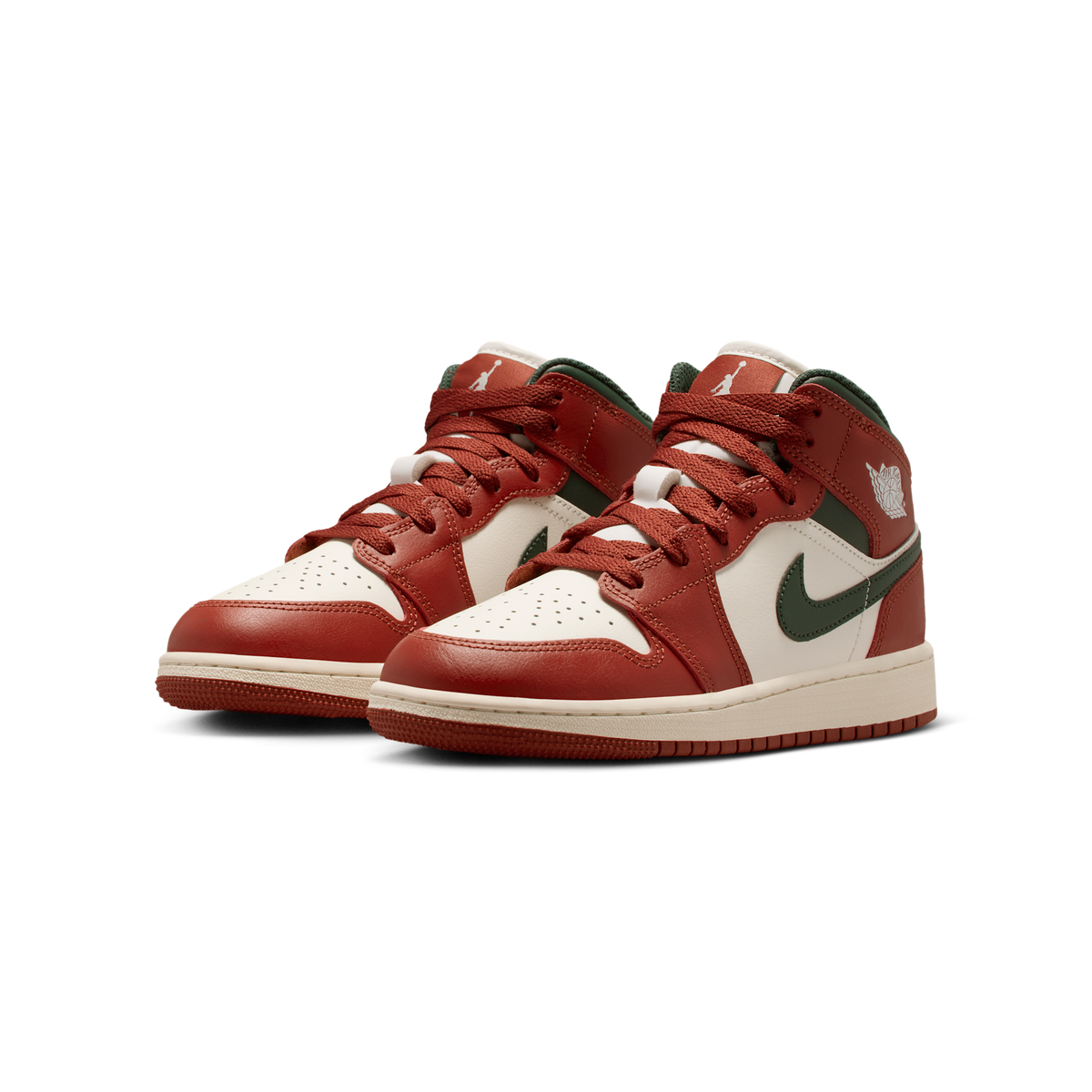 Jordan 1 Mid Redstone Midnight Green