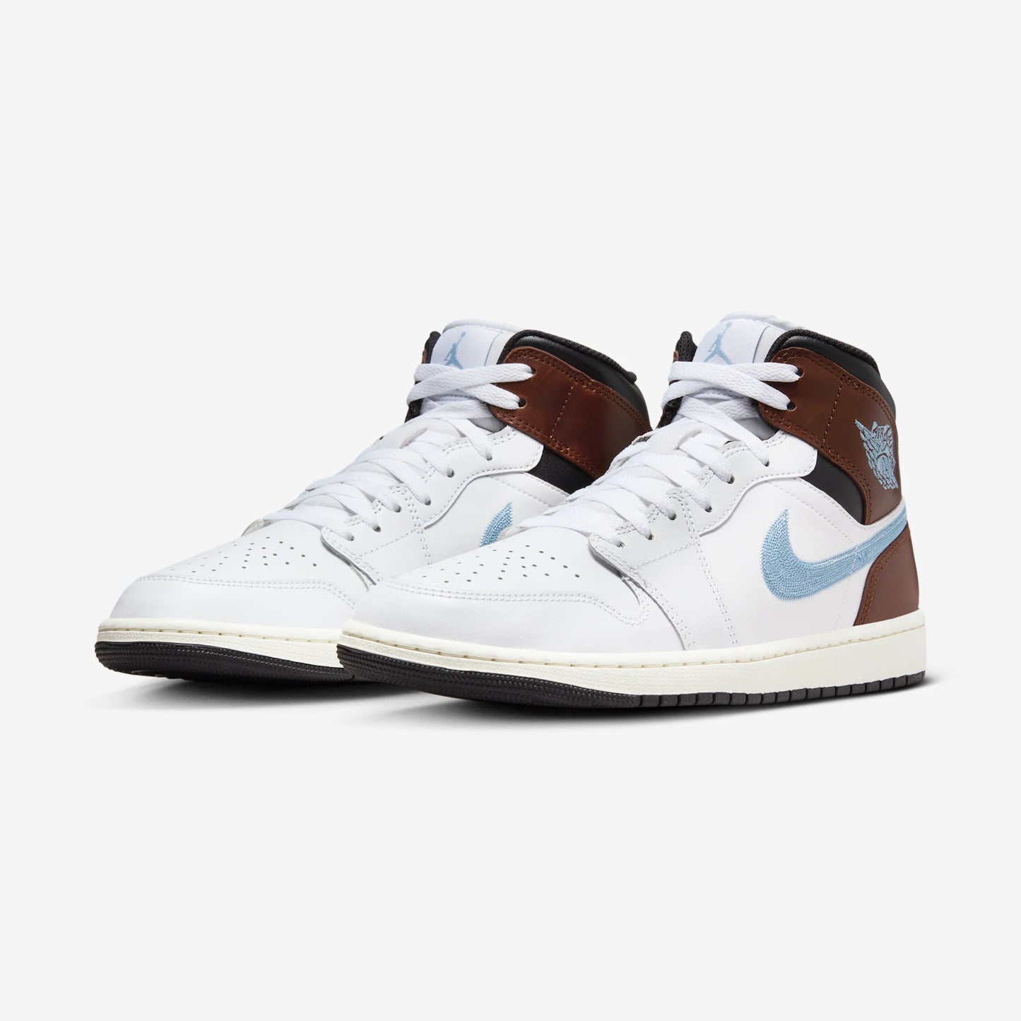 Jordan 1 Mid SE Brown Blue Grey