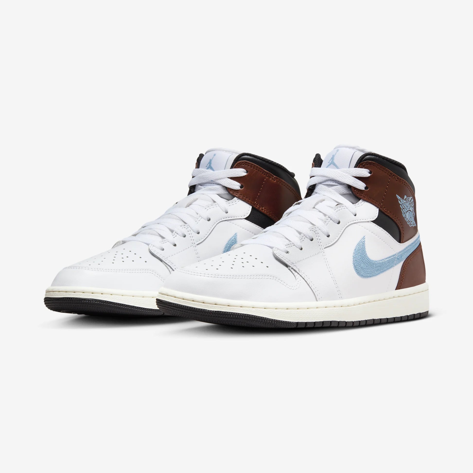 Jordan 1 Mid SE Brown Blue Grey