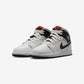 Jordan 1 Mid Summit White Infrared Black (GS)