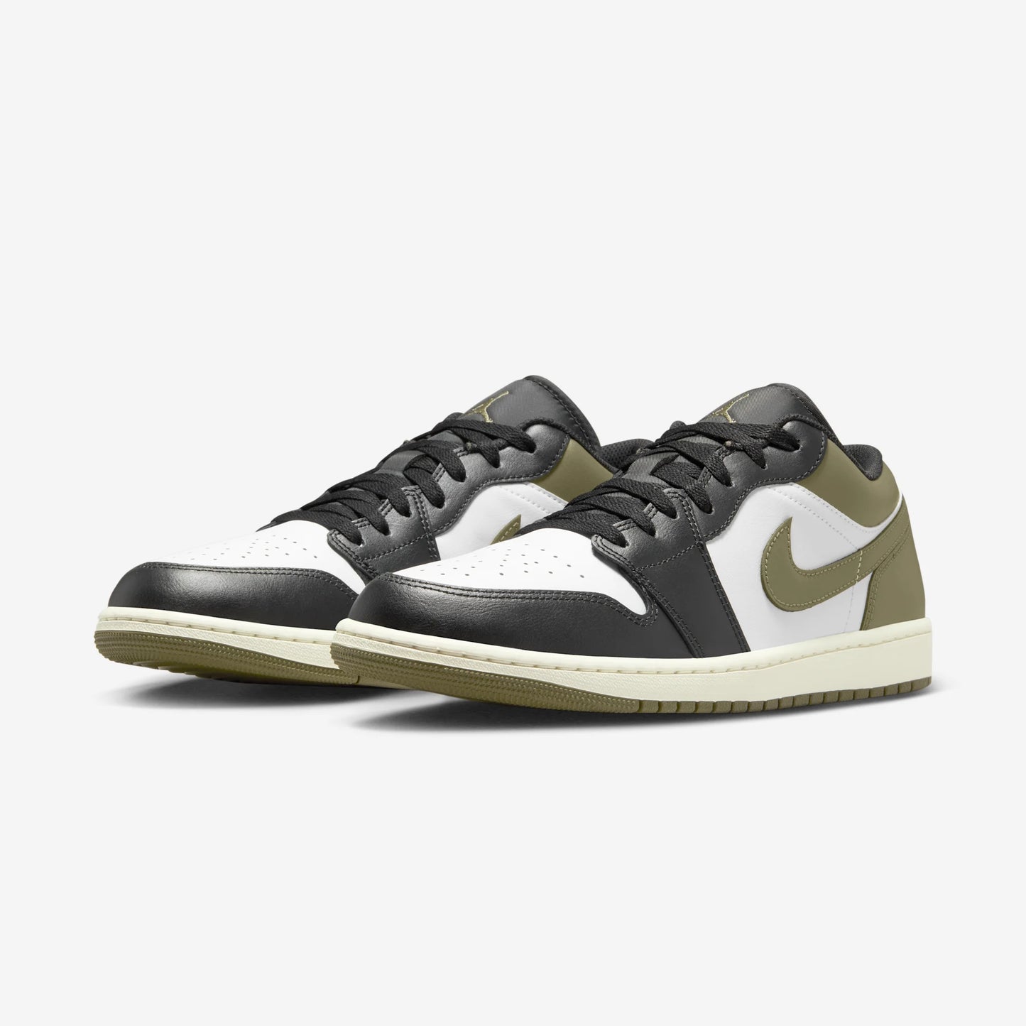 Jordan 1 Low Black Toe Medium Olive