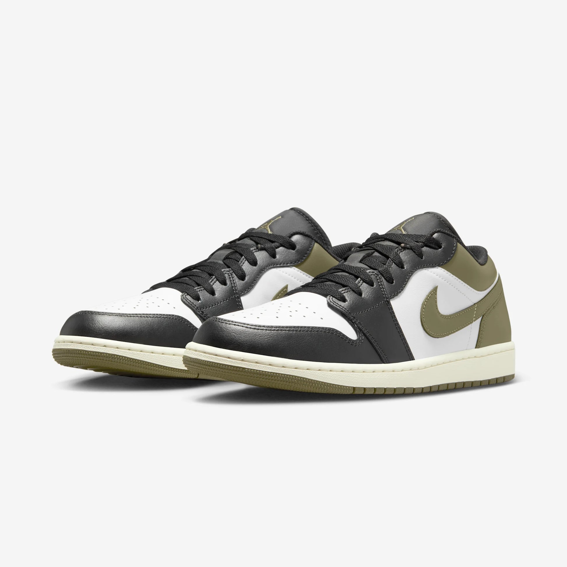 Jordan 1 Low Black Toe Medium Olive