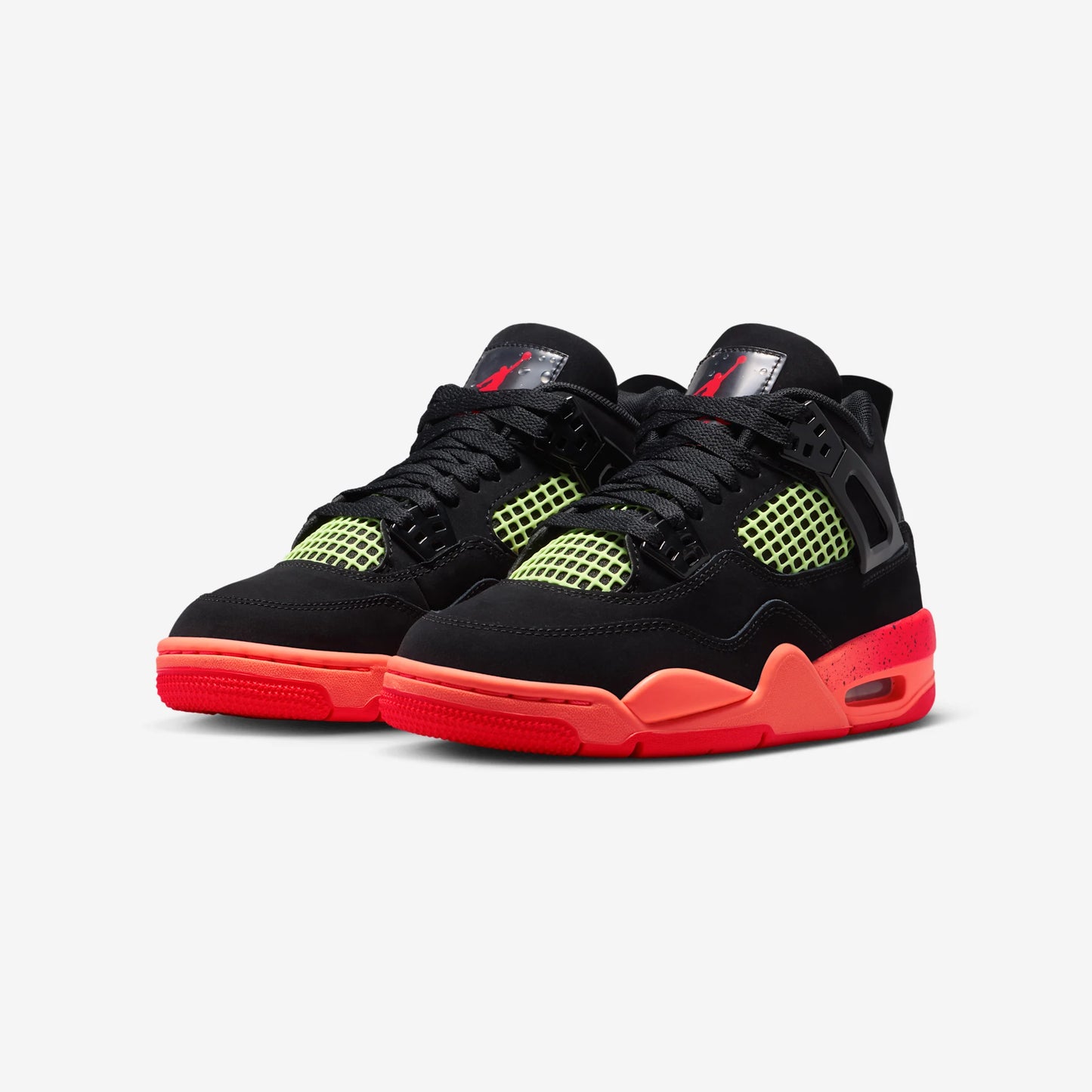 Jordan 4 Retro Black Infrared Barely Volt (GS)