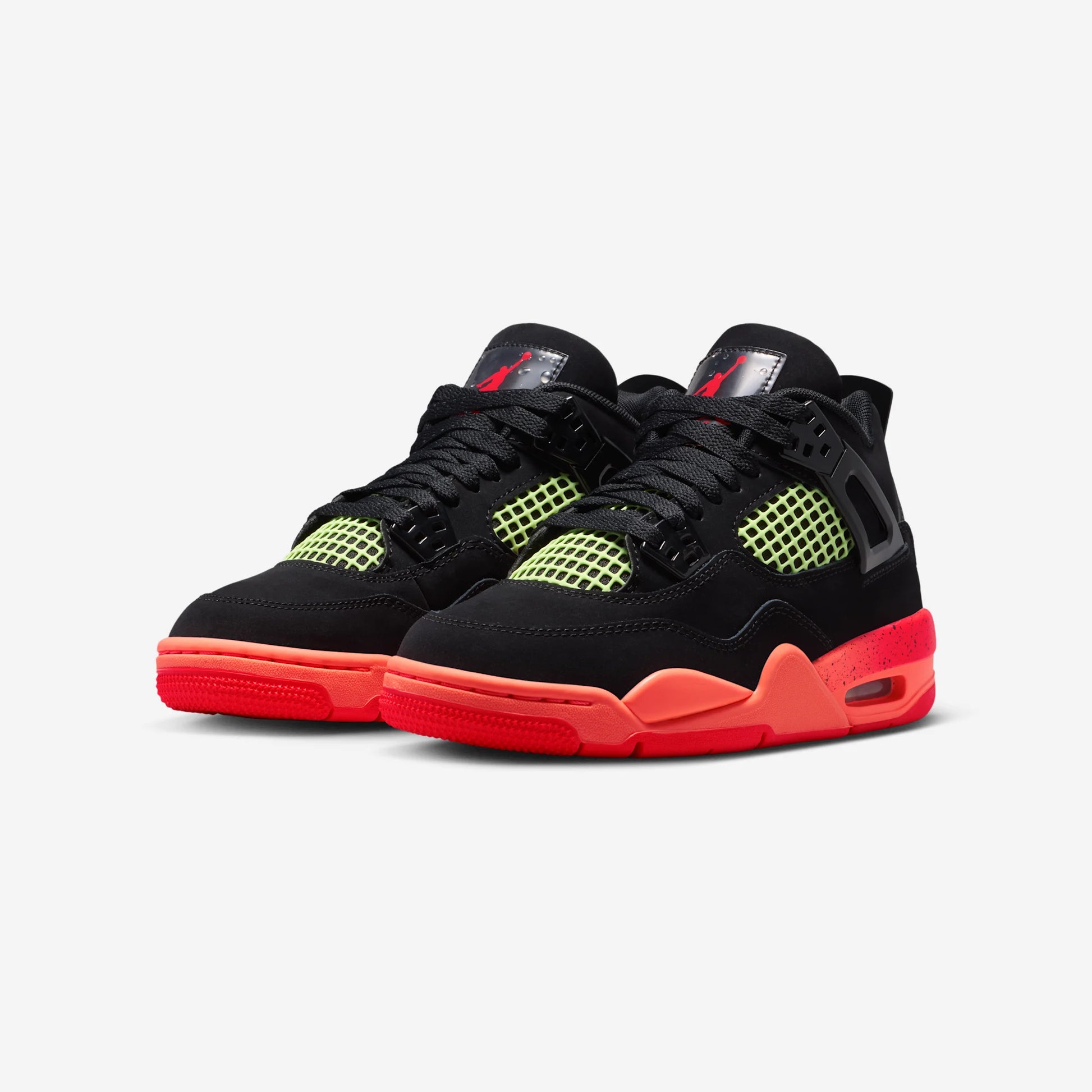 Jordan 4 Retro Black Infrared Barely Volt (GS)