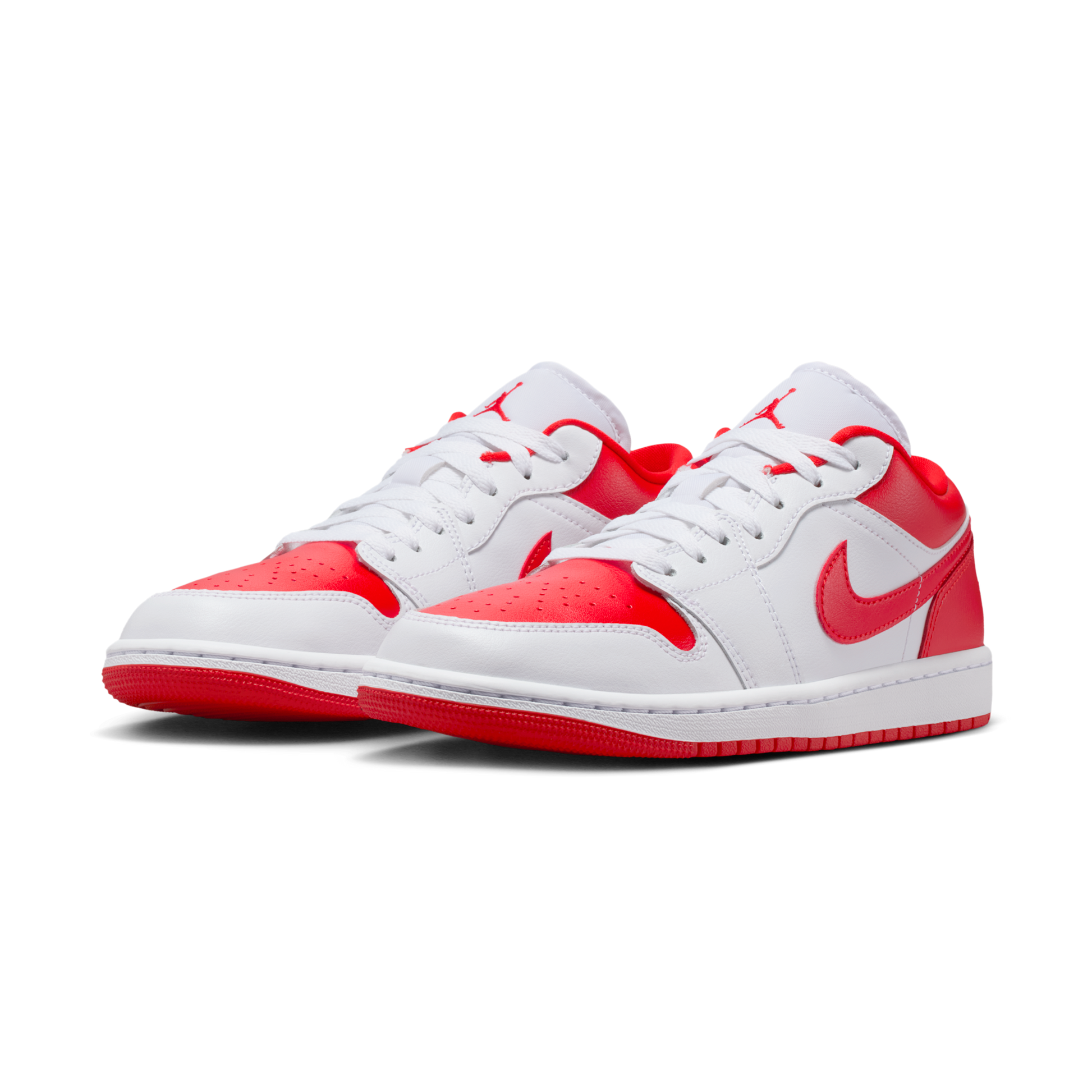 Jordan 1 Low White Chile Red (Women's)