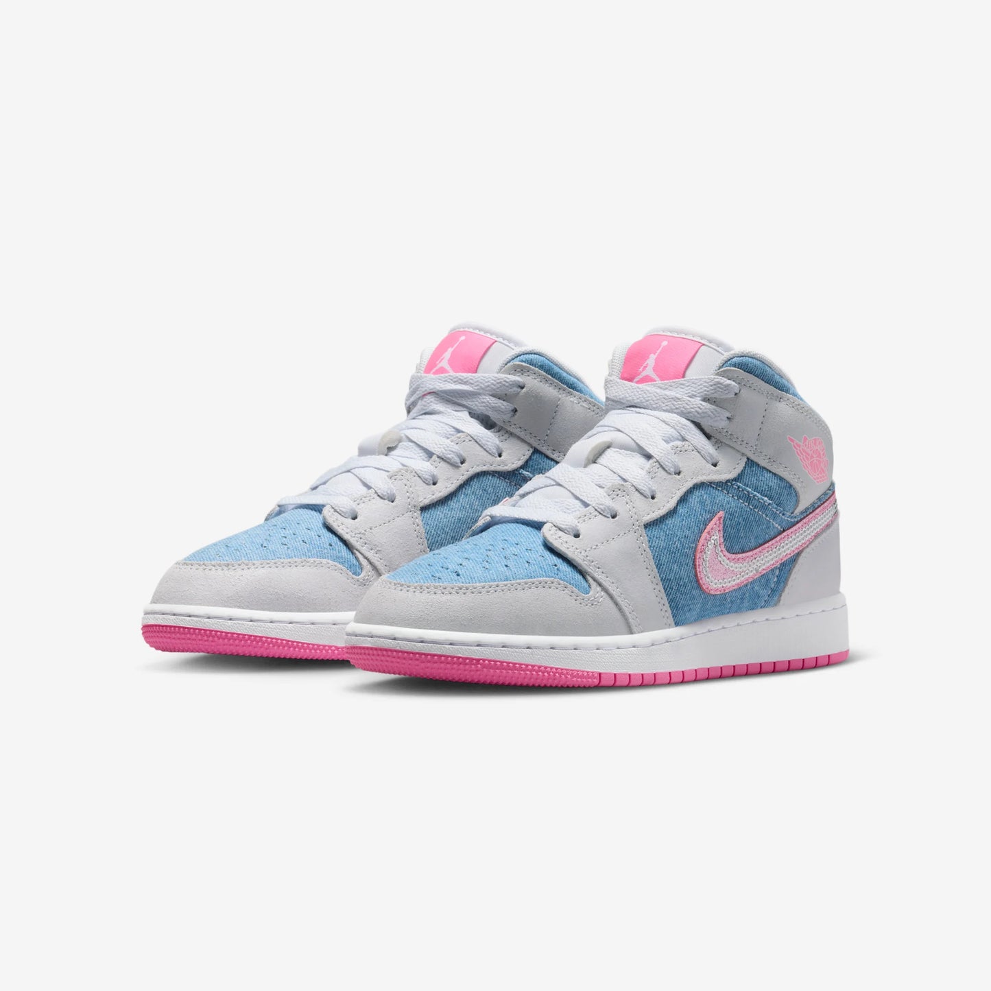 Jordan 1 Mid Denim Sequin (GS)