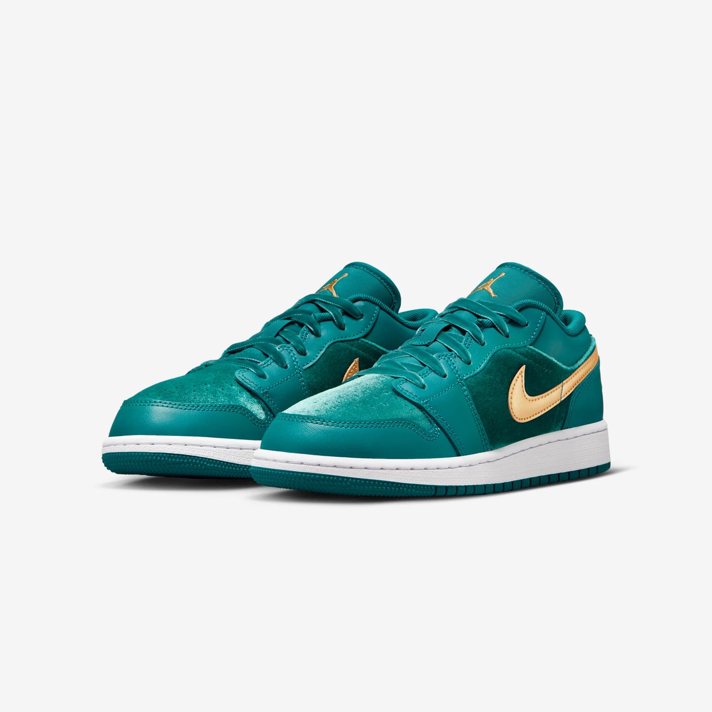 Jordan 1 Low SE Geode Teal Metallic Gold (GS)