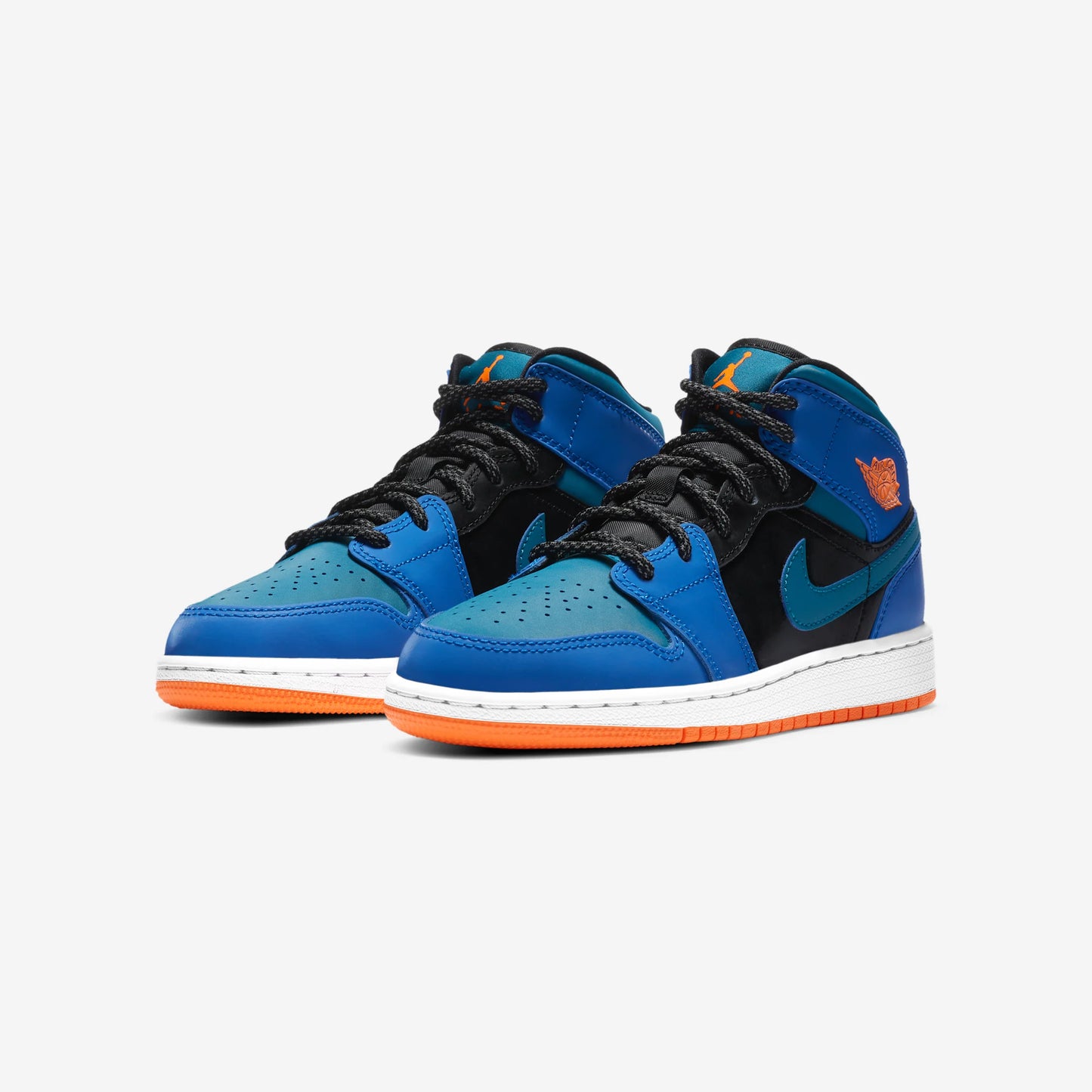 Jordan 1 Mid Racer Blue Green Abyss (GS)