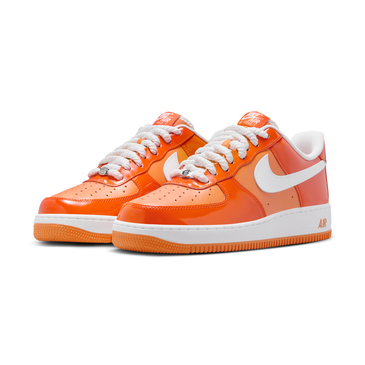 Nike Air Force 1 Low '07 Orange White Patent